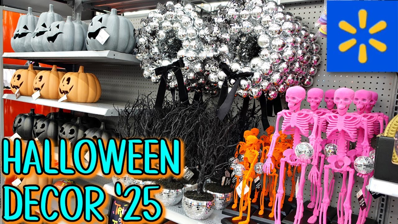 Хэллоуин 2025 в Walmart, часть 1: украшения и аксессуары