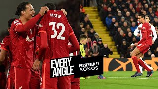 Every angle of Joel Matip's brilliant goal against Leeds United