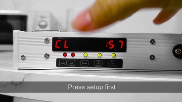How to set up time and temperature by a SZHLUX grow light?