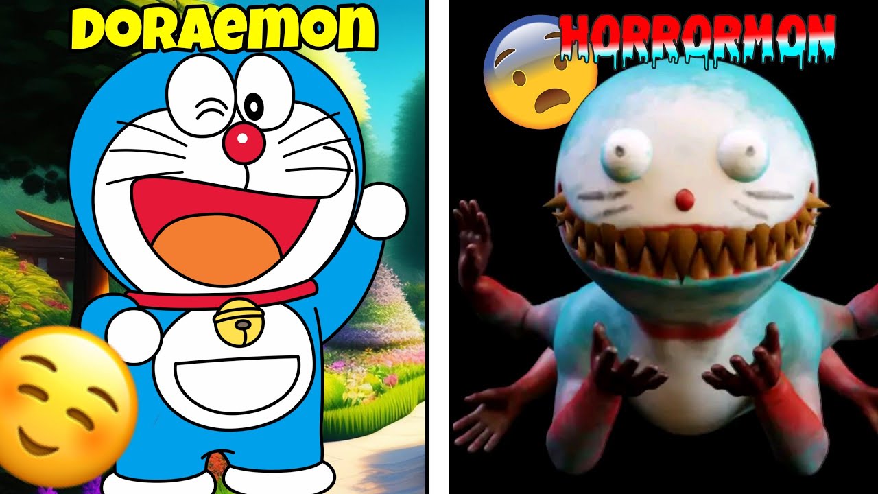 I played doremon horror game 😱