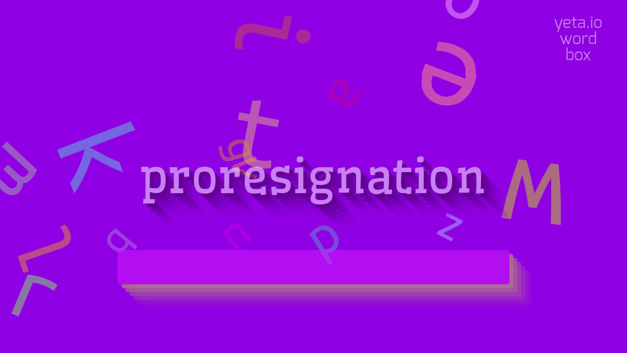 КАК ПРОИЗНОШАТЬ ПРООТСТАВКУ? (HOW TO PRONOUNCE PRORESIGNATION?)
