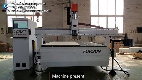 Pc operated FORSUN big size carousel automatic tool magzines ATC CNC Router for furniture making