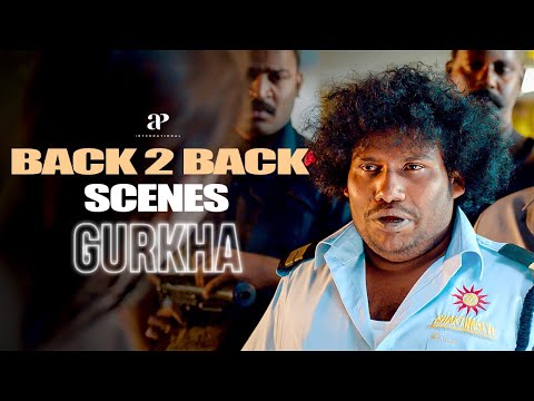 இந்த பாரத மாதாவ நா காப்பாத்தப்போறேன்.!! | Gurkha Back to Back Scenes Part-01 | Yogi Babu | Charle
