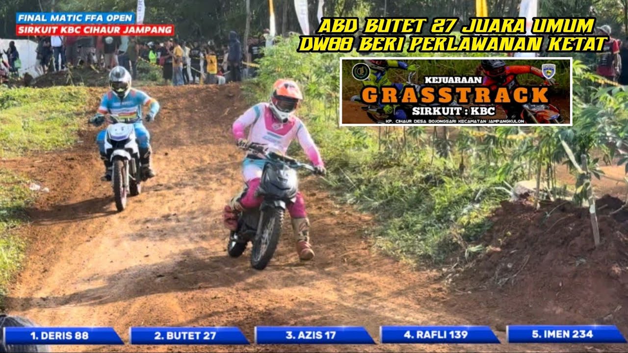DW88 BERI PERLAWANAN KETAT | BUTET 27 RAIH JUARA UMUM MATIC 1JT DI GTX SIRKUIT KBC CIHAUR JAMPANG 🔥