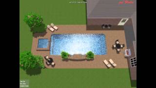 Ratliff family swimming pool by Dolphin Pools