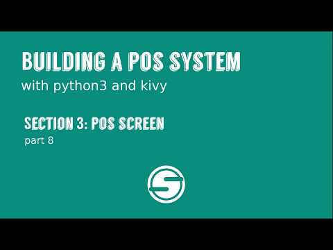 Python/Kivy POS System Part 3: POS Screen(Part 8)