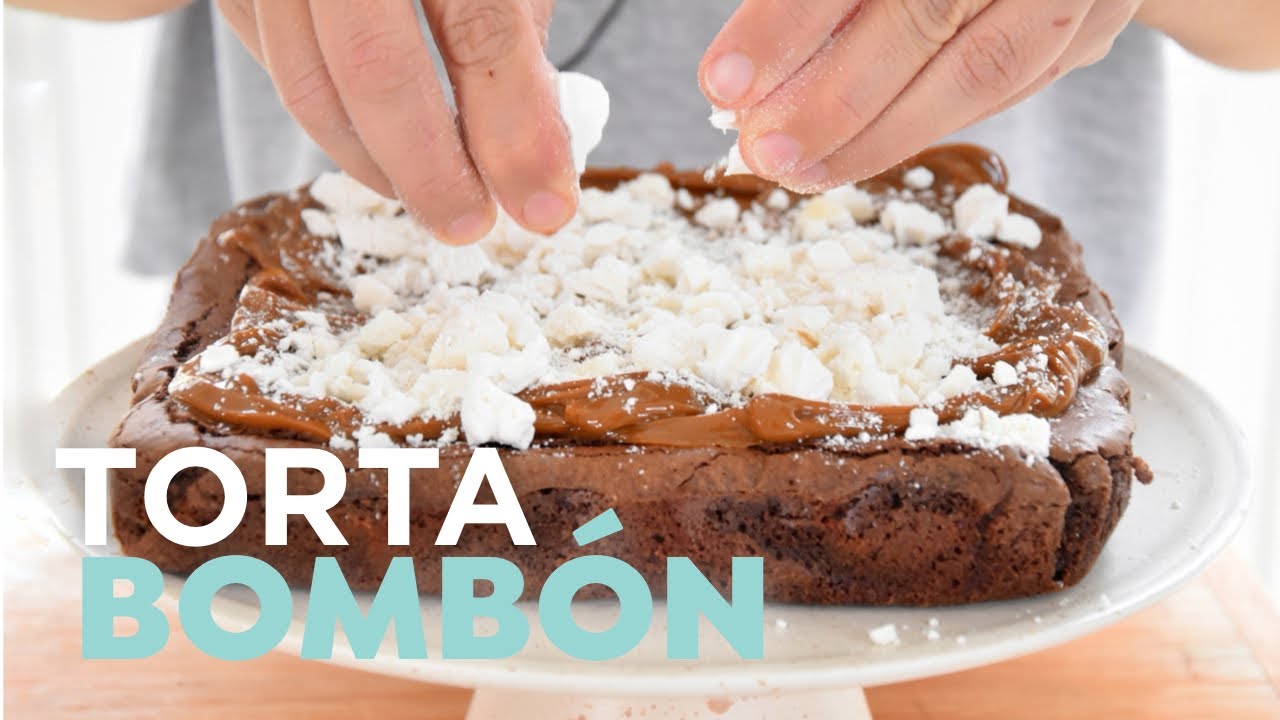 Torta bombón de chocolate ¡Con mucho dulce de leche!