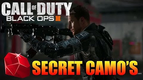 ★CALL OF DUTY BLACK OPS 3★ ADD MORE SECRET CAMO