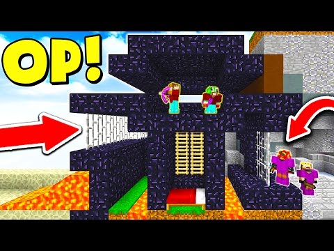 UNSPEAKABLEGAMING AND MOOSECRAFT TROLL IN MINECRAFT BED 