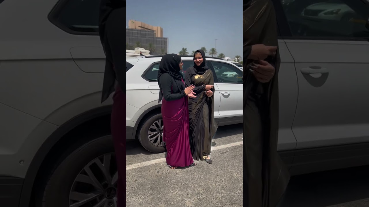 Styling saree with hijab           