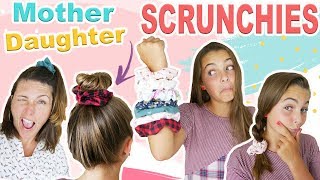 Easy DIY Hair Scrunchies | FUN Mother Daughter Activity | No-sew