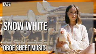 Oboe Sheet Music: How to play Snow White by Laufey