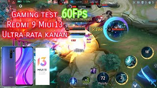 Redmi 9 MIUI 13 Test Mobile Legends | Gila coy Ultra 60 FPS No Lag screenshot 4