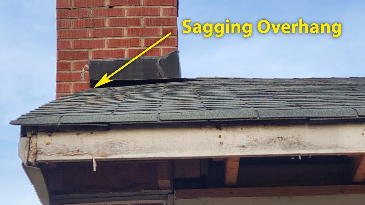 Fix Sagging Roof Overhang Time lapse YouTube Fix Sagging Roof Overhang Time lapse YouTube