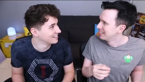 Dan and Phil temporarily forgetting the audience exist