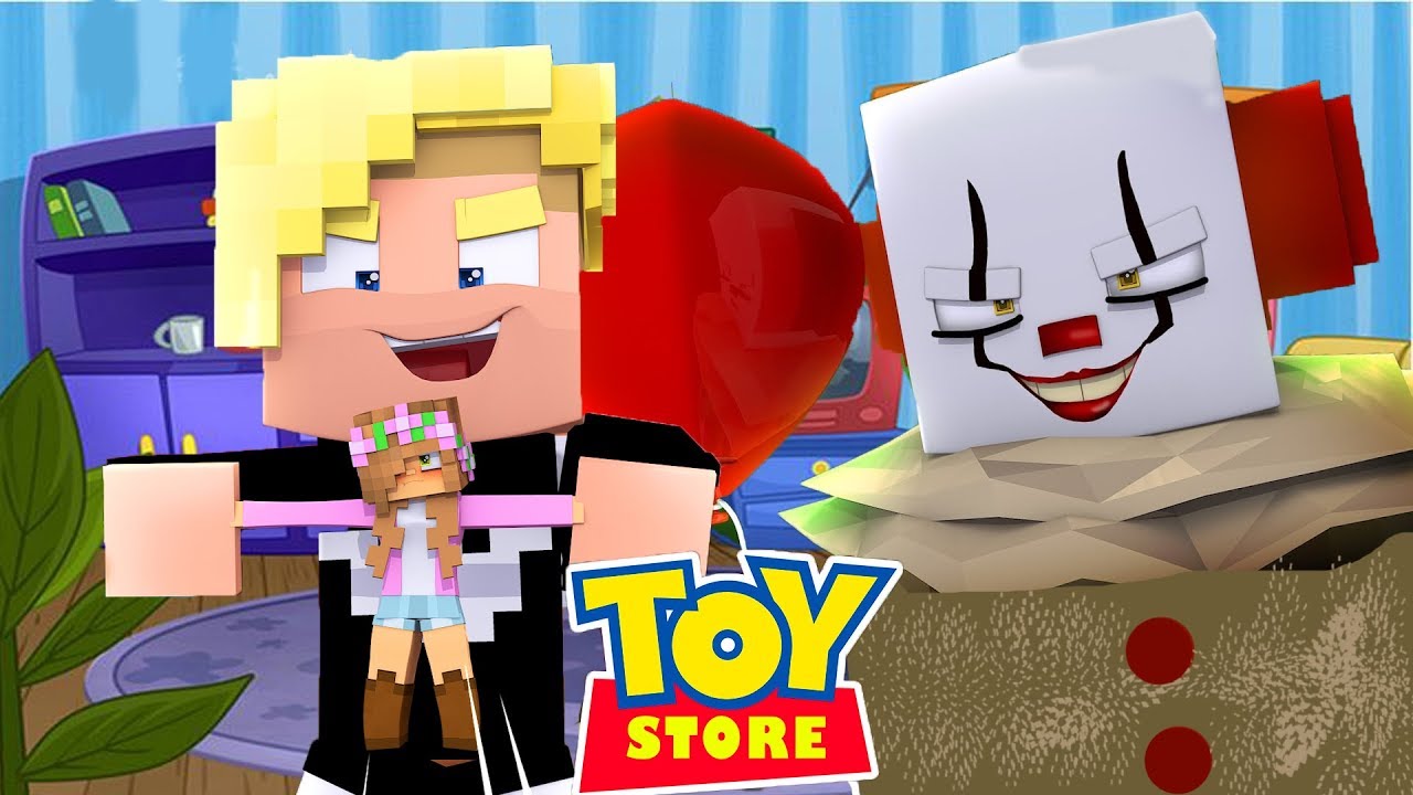 lunarly IT THE CLOWN AND THE EVIL KID HAVE TEAMED UP | Minecraft Little Kelly