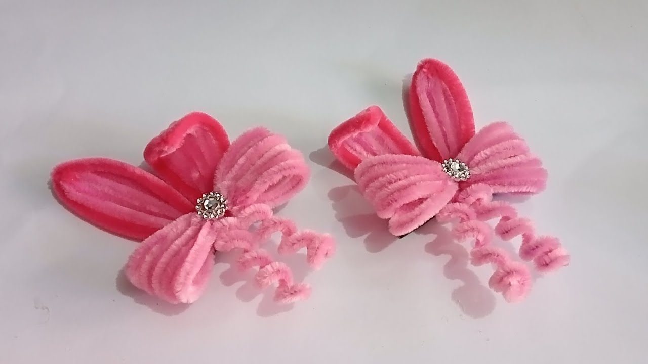 DIY Hairclip My Melody Inspired Pipe Cleaner Craft II Coookie_Ash