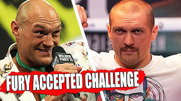 Tyson Fury ACCEPTED THE CHALLENGE TO FIGHT Alexander Usyk AFTER THE FIGHT WITH Wilder / Joshua Usyk