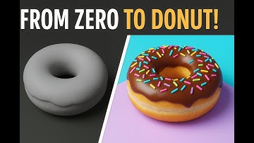 From Zero to Donut 🍩 | My First Blender 3D Animation (Beginner Journey) (8s)