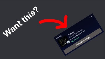 How to make Discord knows what Roblox game you