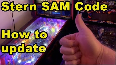 How to update Stern SAM system code and new Iron Man code gameplay