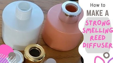 How to make a strong smelling REED DIFFUSER which will fill your room with fragrance. Tried & tested