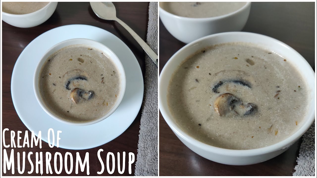 Cream Of Mushroom Soup | How to make easy mushroom soup recipe | Best Bites