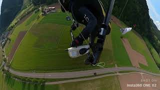 Drogue Chute Hangglider Landing