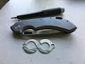 How to disassemble and maintain an Olamic Wayfarer 247 Pocketknife