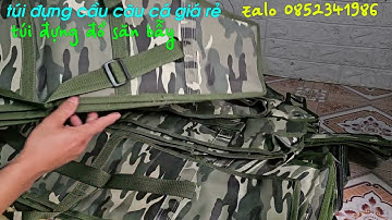 túi đựng cần câu. túi đựng đồ săn bẫy