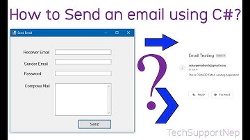 How to Send an Email using C#.NET? [With Source Code]