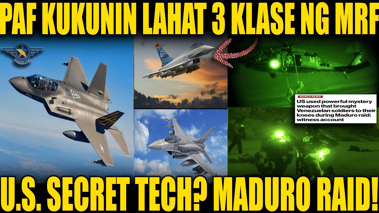 PAF HINDI LANG ISA: KF-21, F-16, EUROFIGHTER SA MRF | U.S. SECRET WEAPON SA MADURO RAID!
