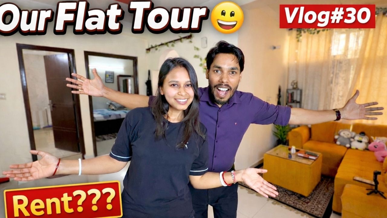 Our Flat Tour in Delhi🤩 | कितना Rent लगता है? | Vlog 30