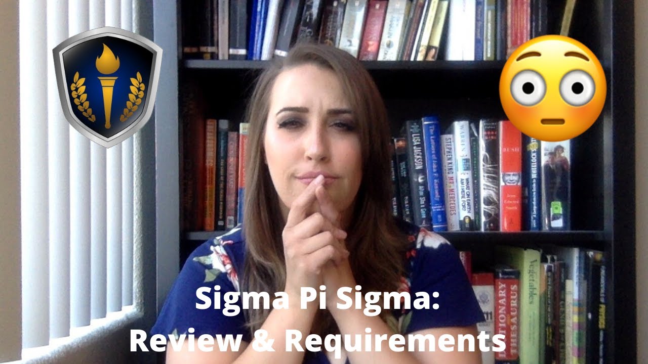Sigma Pi Sigma Review and Requirements - YouTube