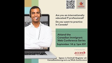 Canadian Immigrant Web Conference for IT Professionals