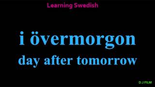 Learning Swedish (Lesson 7) 