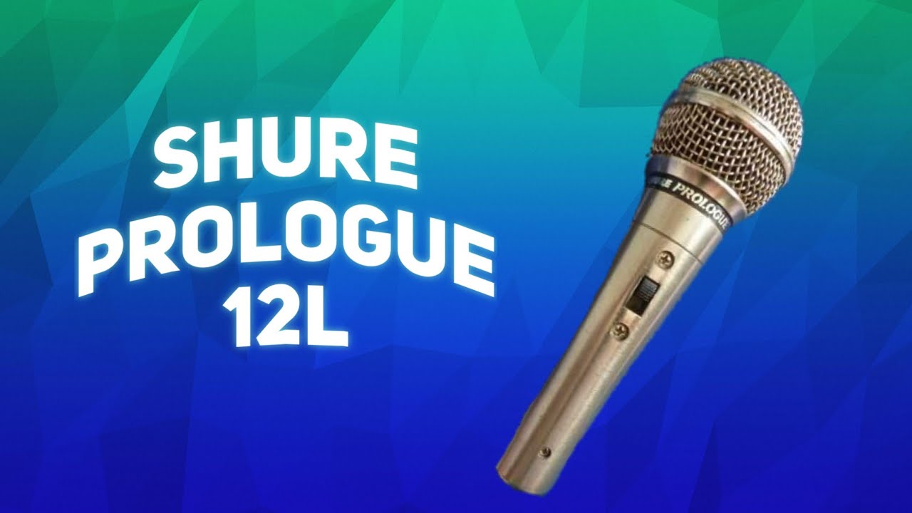 Shure Prologue 12L Dynamic Microphone Review / Demo - YouTube