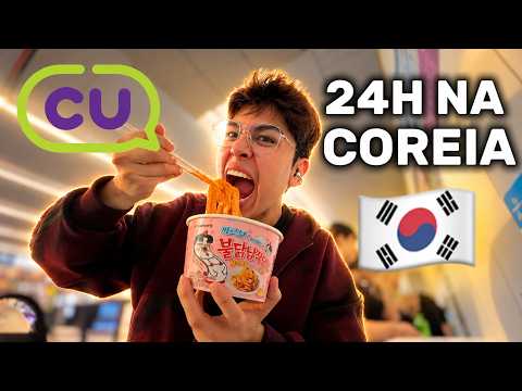 24H EATING AT A KOREAN CONVENIENCE STORE🇰🇷