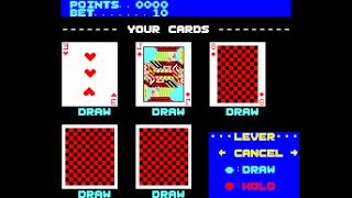 Arcade/Slot Game: Lucky Poker (1981 Data East) screenshot 1