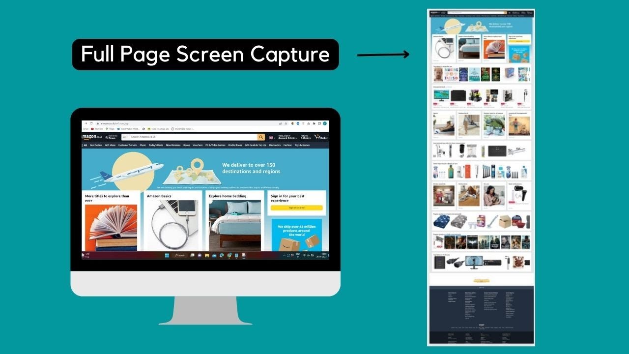 How to Take a Scrolling Full Page Screenshot in Chrome - YouTube