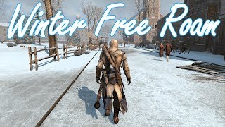 Assassins Creed III Winter New York Free Roam #2