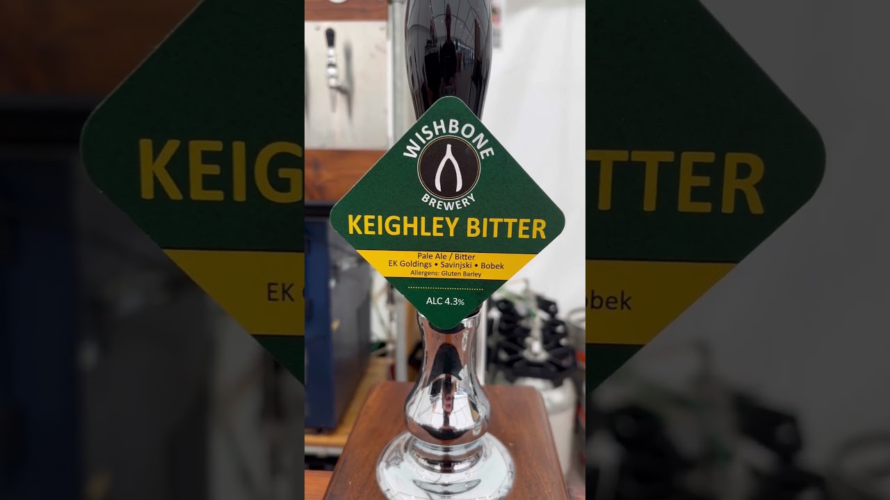 Bar setup at Keighley Worth Valley Railway beer fest, here til Sunday.