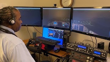 P3D V4.5 - PMDG 777-200LR - Approach on KMSP