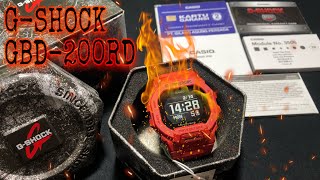 Unboxing G-SHOCK GBD-200RD. Membara..!! (Indonesia)