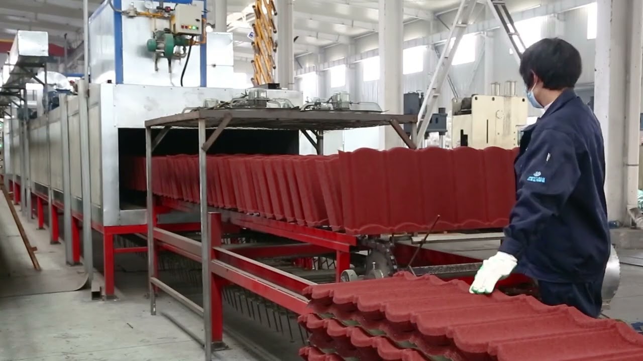 X-Roofing  - Stone coated steel roofing production process