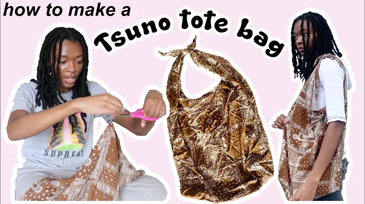 easy tote bag tutorial (tsuno bag) *beginner friendly*