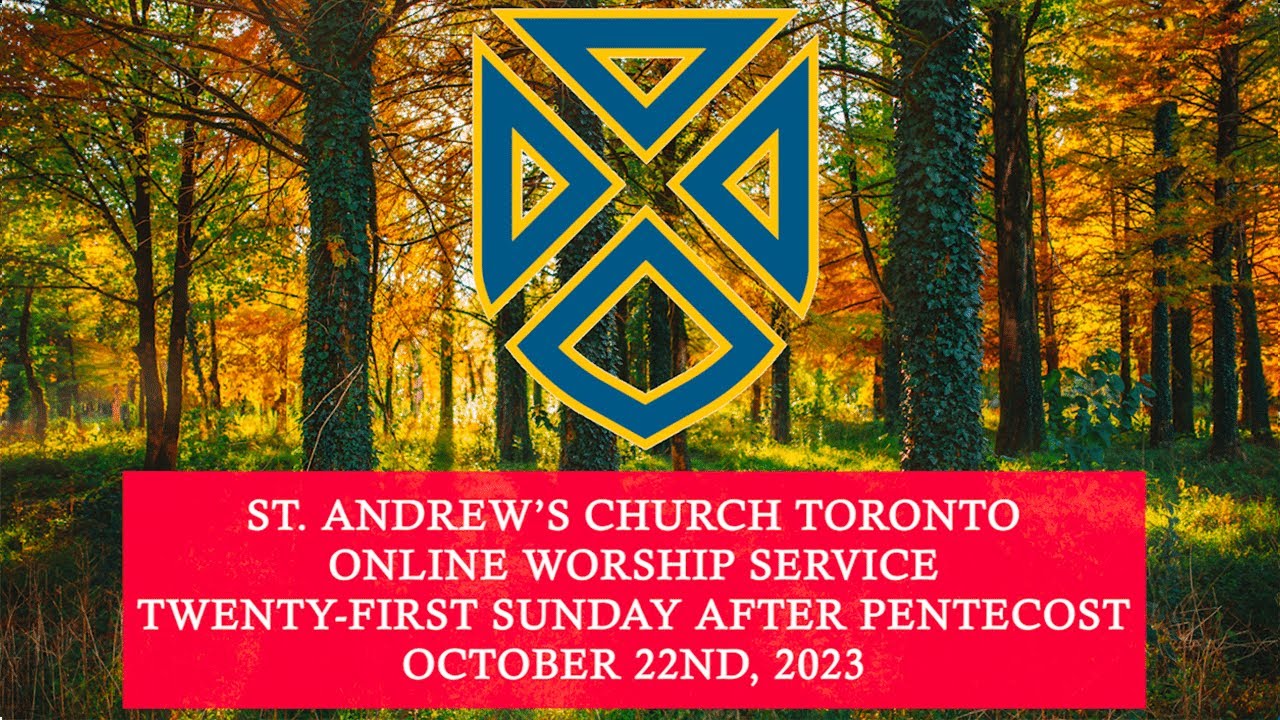 Online Worship Service - Twenty-First Sunday After Pentecost - YouTube