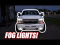 How To: Install and Wire Fog Lights On Your Truck! Silverado Sierra 99-07