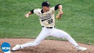 Jack Leiter strikes out 15 in Vanderbilt's CWS loss to NC State