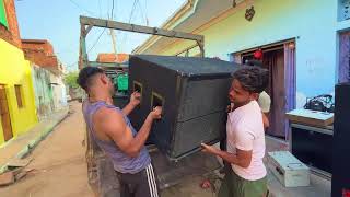 Mini Pickup Dj Setup Loading | 2 Bass 2 Top Ahuja Dj Setup